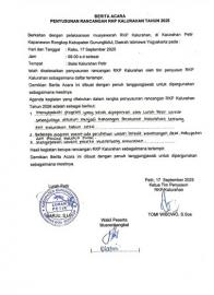 BERITA ACARA MUSRENBANG PENYUSUNAN RKPKALURAHAN TAHUN 2026